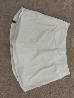 Rhoback White Performance Skort